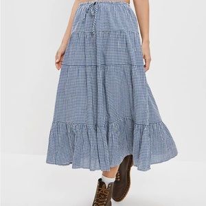 American Eagle Gingham Skirt Spring 2023
